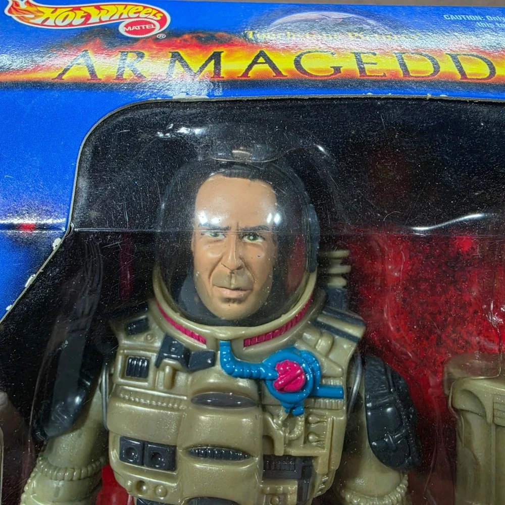 Rare‎ Mattel Hot Wheels Armageddon Harry Stamper Bruce Willis Figure 1997
